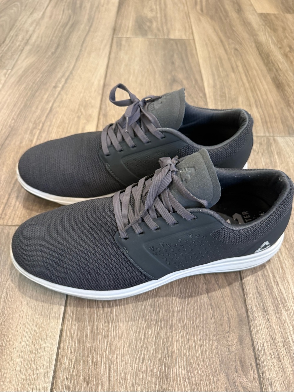 Travis Mathew Men's Athletic Knit Sneakers - Charcoal Gray